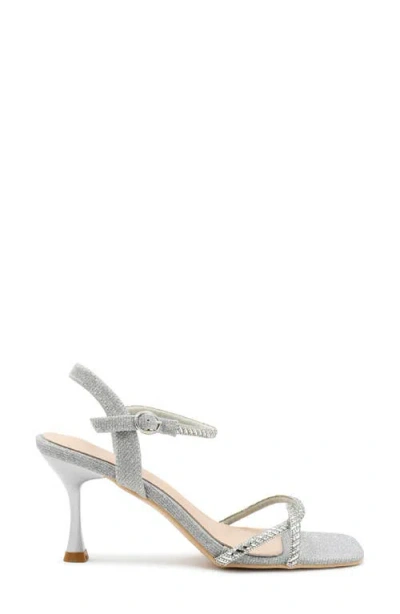 Touch Ups Sunny Ankle Strap Sandal In Silver