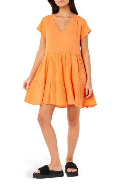 Rip Curl Surf Dress In Light Orange