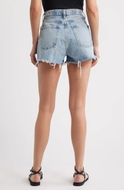 Frame The Dare High Waist Denim Cutoff Shorts In Reason