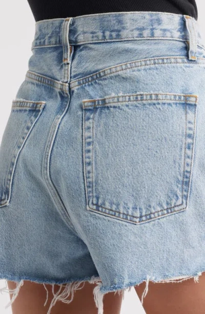 Frame The Dare High Waist Denim Cutoff Shorts In Reason