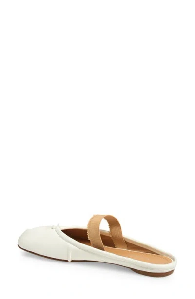 Maison Margiela Tabi Ballerina Mary Jane Mule In Nude