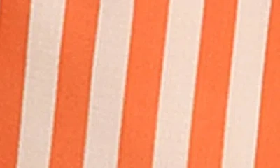 Petal And Pup Petal & Pup Lyra Stripe Shorts In Orange