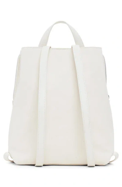 Desigual Medium Backpack With Perforations And Studs In Beige