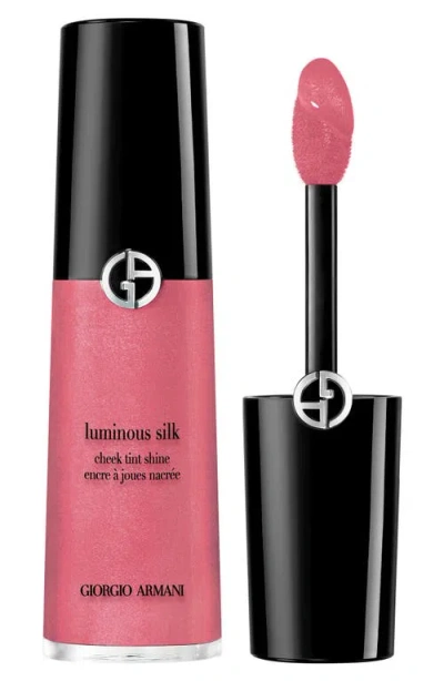 Armani Collezioni Armani Beauty Luminous Silk Cheek Tint Shine Liquid Blush In Magnetic Mauve