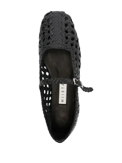 YEIDA 皮质芭蕾平底鞋