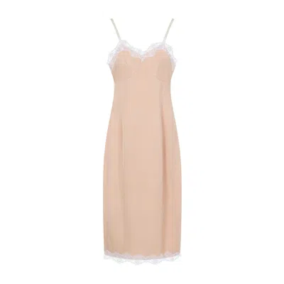 Carven Vestido Midi - Beis In Powder