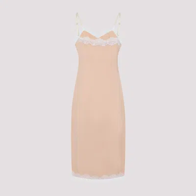 Carven Vestido Midi - Beis In Powder