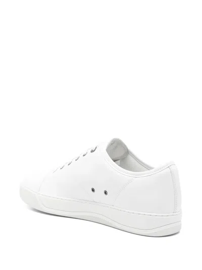 Lanvin Leather Dbb1 Sneakers In White