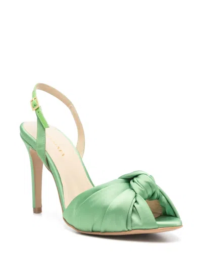 Ginissima 95mm Sofia Sandals In Green