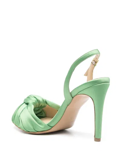 Ginissima 95mm Sofia Sandals In Green