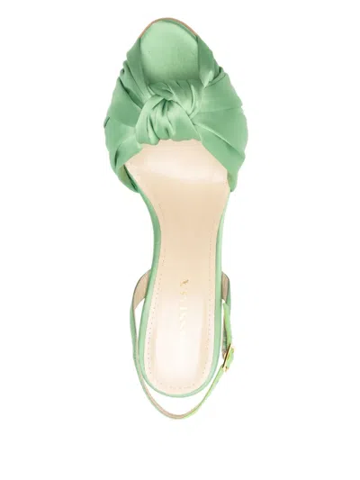 Ginissima 95mm Sofia Sandals In Green