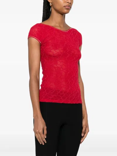 Pinko Cody Top In Red