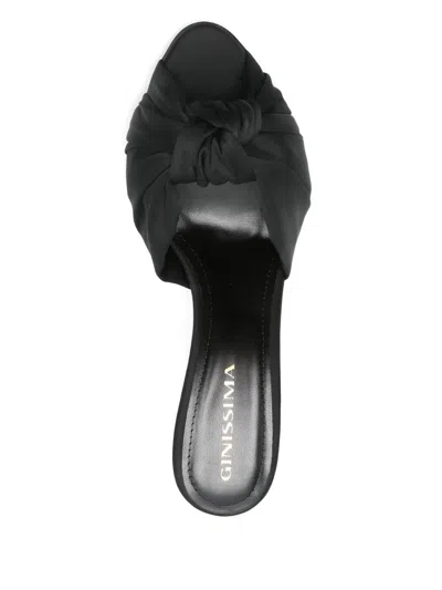 Ginissima 80mm Sofia Mules In Black