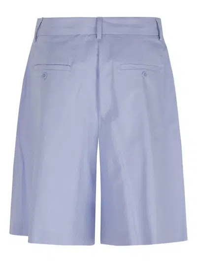 Weekend Max Mara Tailored Shorts With Dart Detailing In Purple