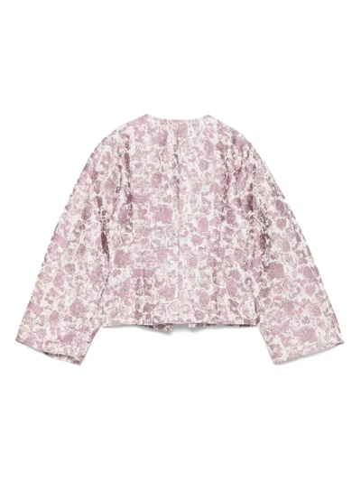 Baum Und Pferdgarten Millie Blouse In Golden Purple Rose