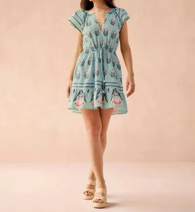 Omika Cora Mini Dress In Reya Willow In Multi