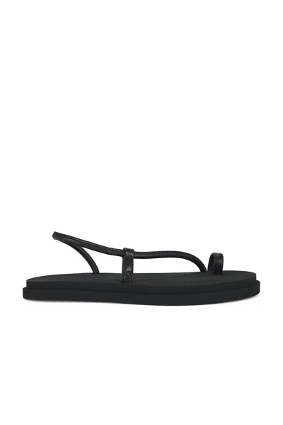 Emme Parsons Bari Pool Slide In Black Nappa