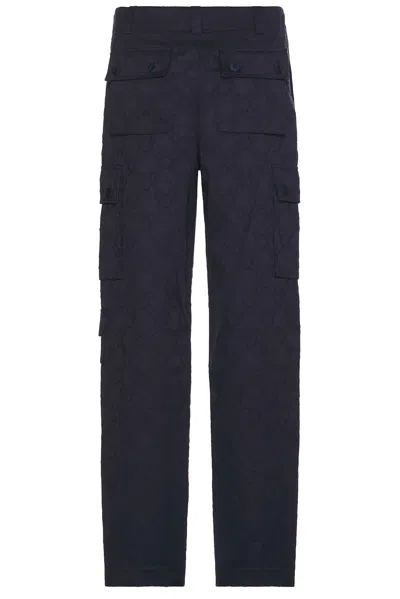 Givenchy Cargo Trousers In Navy