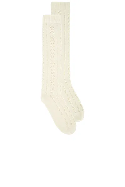 Valentino Calze Socks In Neutral