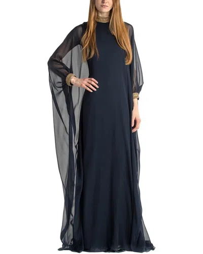 Reem Acra Gown In Blue