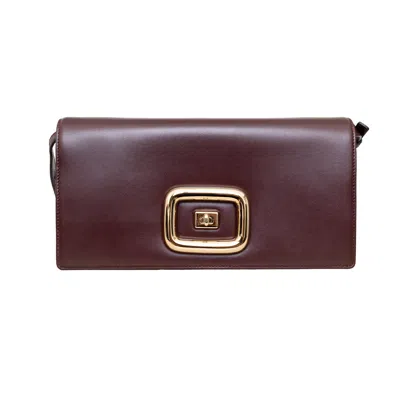 Roger Vivier Viv' Choc Crossbody Bag - '20s In Brown