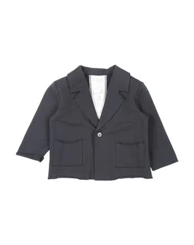 Frugoo Newborn Boy Blazer Midnight Blue Size 3 Cotton, Elastane In Blue