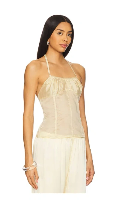 Belle The Label Flore Top In Lemon