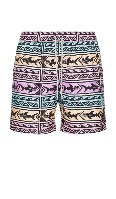 Maui And Sons Bam Bam Classic Swim Trunks In Lavender