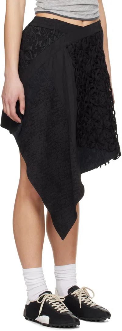 Ader Error Black Medium Miniskirt In Black