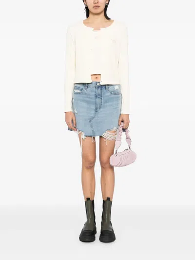 Chocoolate Logo-embroidered Top In White