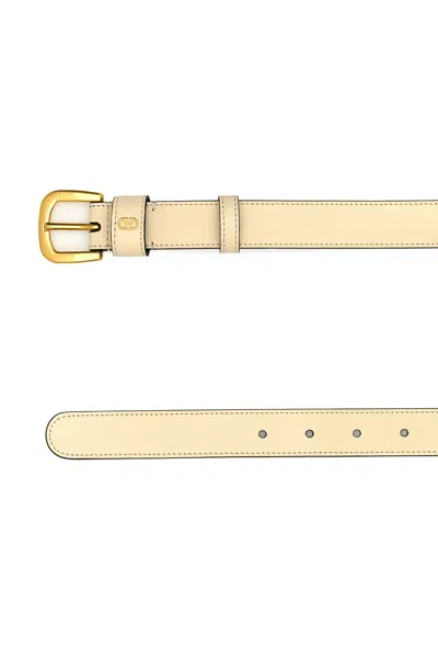 Valentino Off White Logo Belt