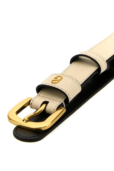 Valentino Off White Logo Belt