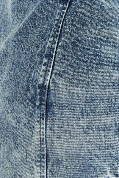 Diesel Sleek Fitted Dress With Gathered Hem Detail In Blue