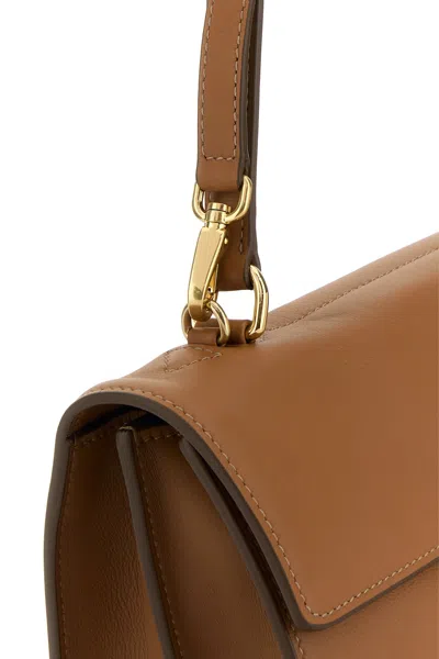 Prada Borsa A Mano In Pelle Cammello Donna In Brown