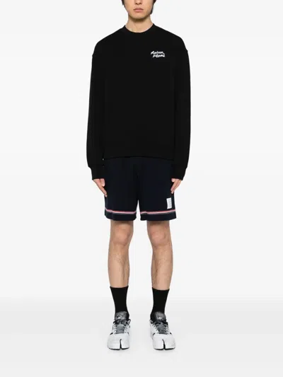 Maison Kitsuné Sweaters In Black