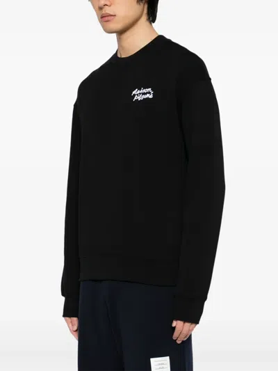 Maison Kitsuné Sweaters In Black