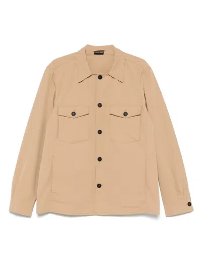 Save The Duck Beige 'bard' Jacket With Pockets In Neutrals