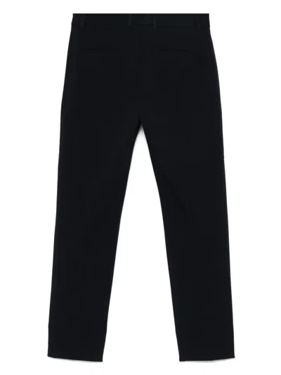 Incotex Contemporary Crop Trousers Pressed Crease In Black