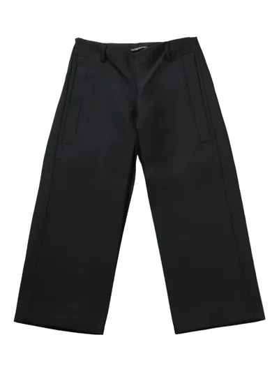 Fax Copy Express Wide-leg Trousers In Black