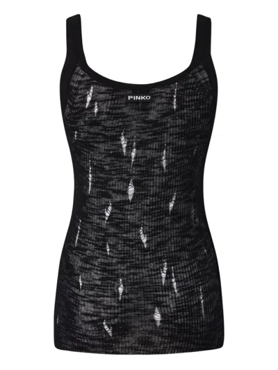 Pinko Sergio Tank Top In Black