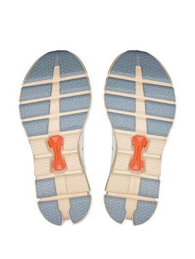 On Running Cloud X4 Mesh Running Sneakers In White