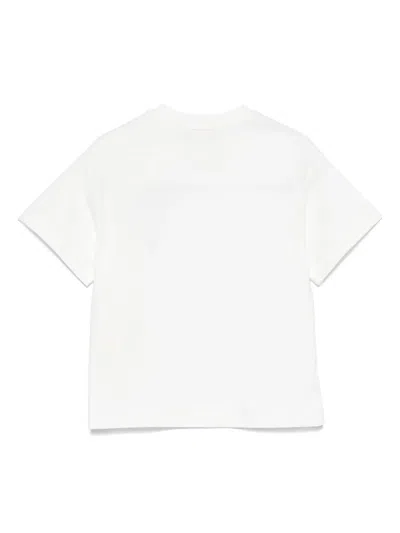 Fendi Logo-patch T-shirt In White