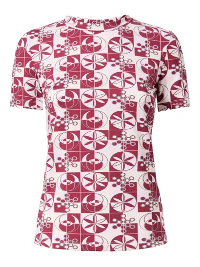 La Doublej Jazzercize T-shirt In Red