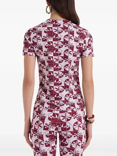 La Doublej Jazzercize T-shirt In Red