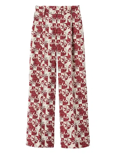 La Doublej Loose Pants In Red