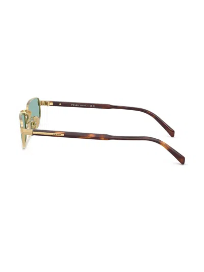 Prada Pr B54s 5ak40k Oro Sunglasses In Gold
