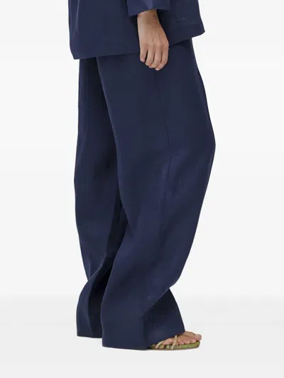 Sleeper Drawstring Trousers In Blue