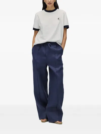 Sleeper Drawstring Trousers In Blue