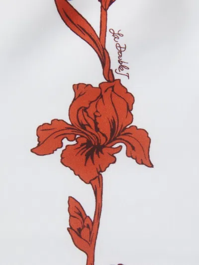 La Doublej Boy Brief In Mini Iris Dark Orange