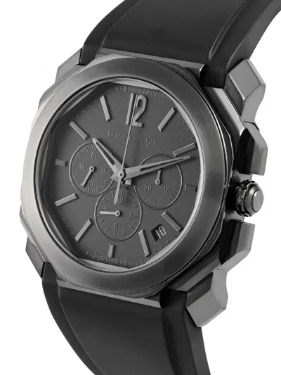 Pre-owned Bvlgari Octo L'originale 41mm In Black